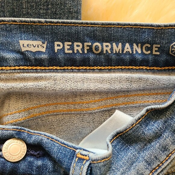 Levi's Performance Straight Leg Capital E Medium Wash Jeans - Picture 6 of 10